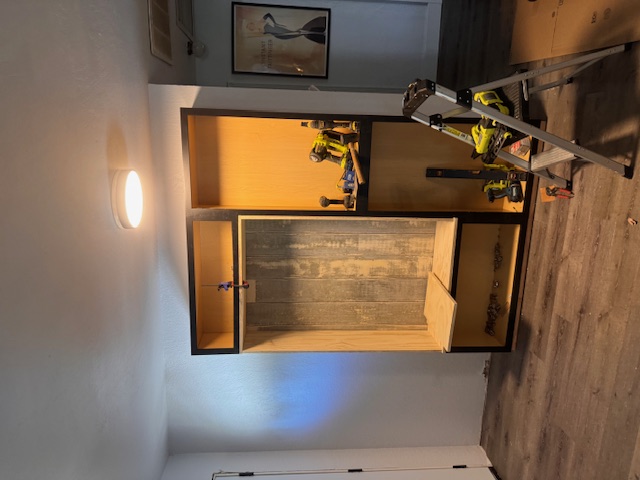 Custom mudroom built-in