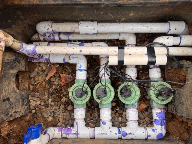 Irrigation valve box