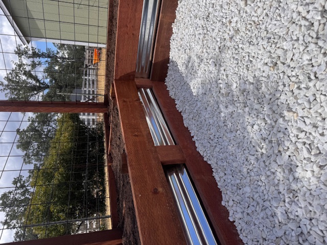 Raised garden bed detail